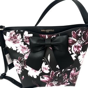 COPY - NWT Karl Lagerfeld "Floral Berry" Crossbody Strap Shoulder Purse